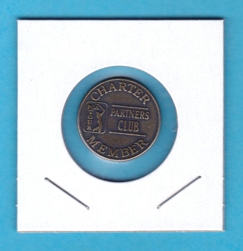 PGA TOUR PARTNERS CLUB CHARTER MEMBER COIN TOKEN