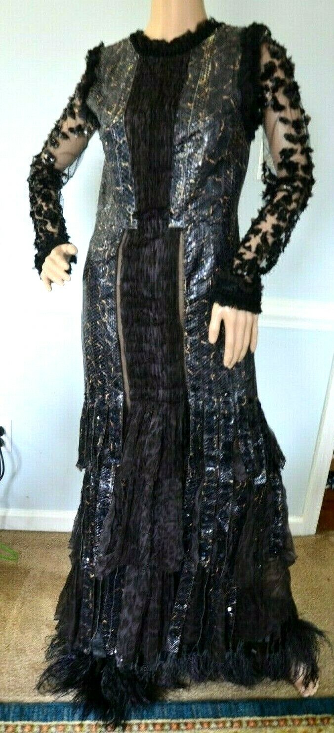 $29,995 Roberto Cavalli Python Leather Long Maxi … - image 3