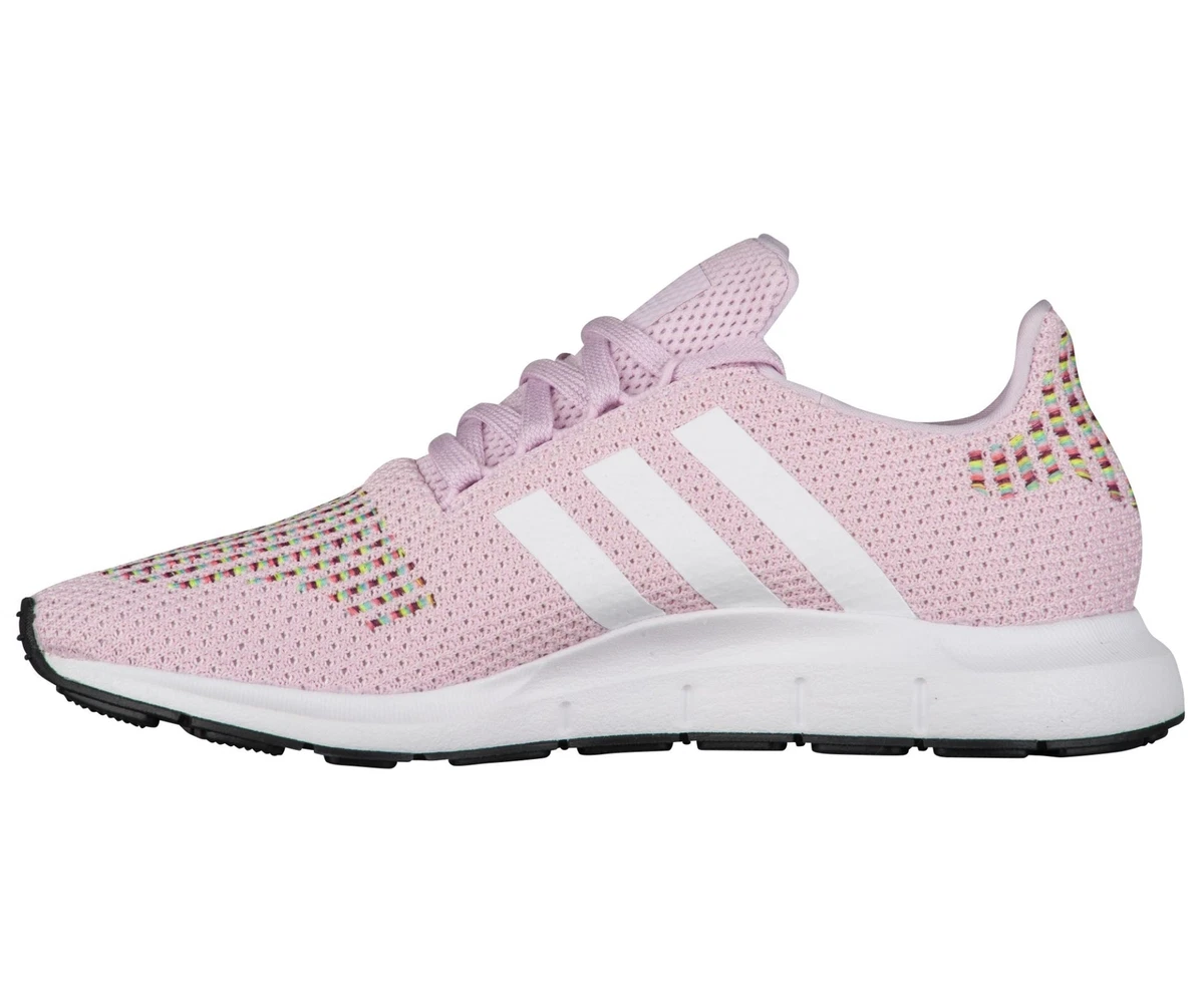 Adidas Swift Womens CQ2023 Aero Pink White Knit Size 11 | eBay