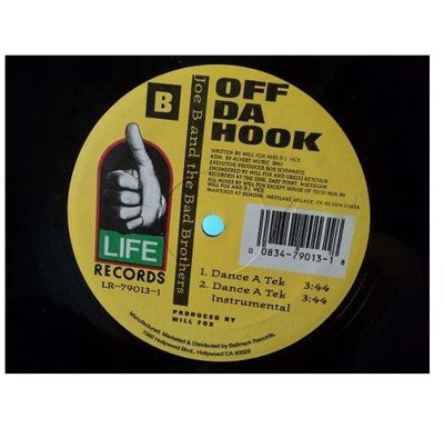 Joe B And The Bad Brothers    Off Da Hook VINYL