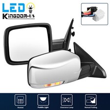Power Heated Mirrors For 2009-2018 Dodge Ram 1500 2010-2017 Ram 2500 3500 Signal