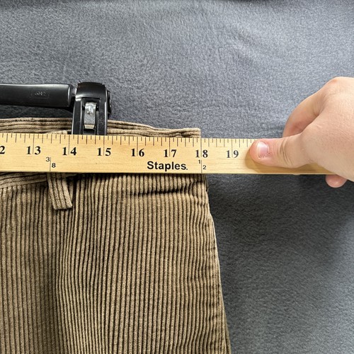 Woolrich Herren 38x34 Braun Cord Dunkler Loden Baumwolle Hose Slacks - Bild 8 von 11
