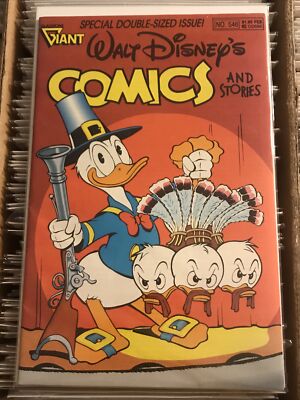 Walt Disney Comics And Stories 546 Donald Duck Tales Thanksgiving Gladstone 1989 Ebay