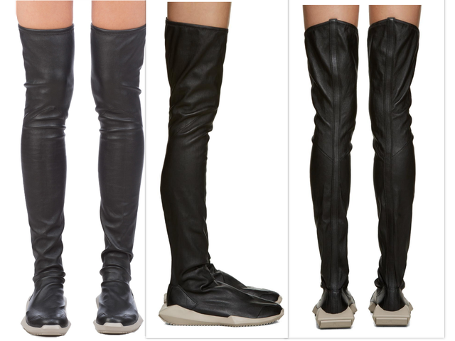 rick owens boot sneaker