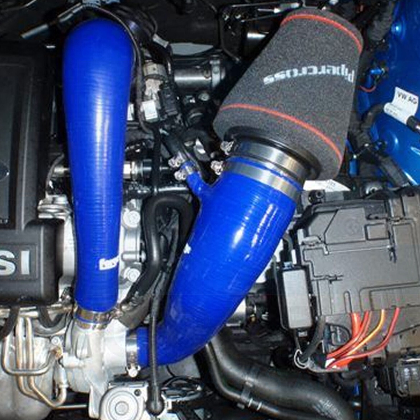 Blue - Forge Air Filter Intake Induction Kit for A1 Polo IBIZA  