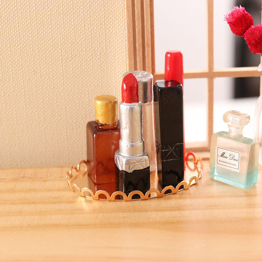 16 Dollhouse Mini Cosmetics Toys Doll House Make up Tools Home Display