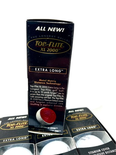 Top Flite Spalding XL 2000 Box of 12 Golf Balls Extra Long - Picture 3 of 5