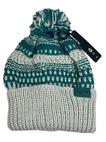 DAKINE Davina Beanie Silver Gray / Teal **NEW** - Picture 4 of 5
