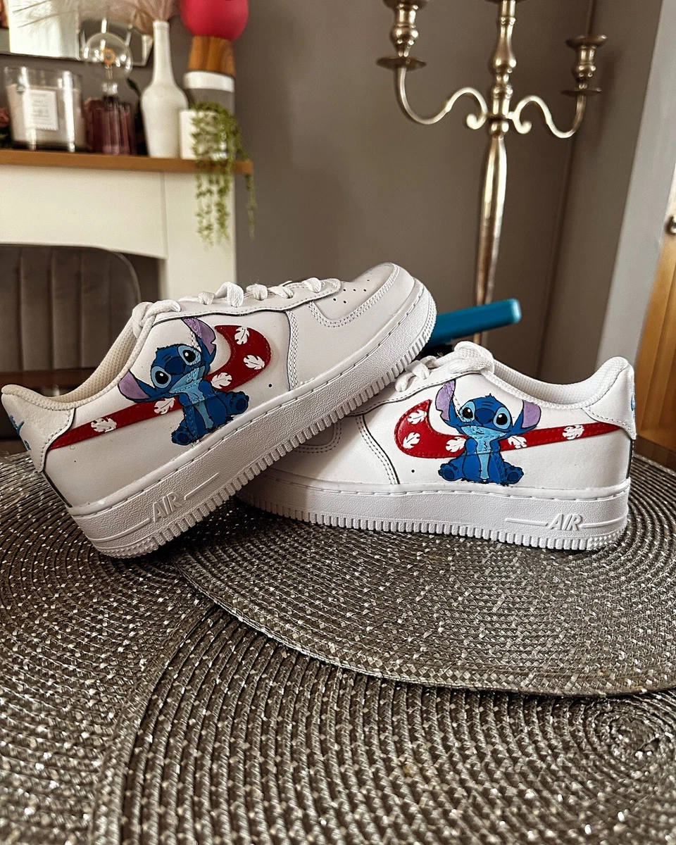 Air Force 1 custom Stitch Size 3 To 6 Uk