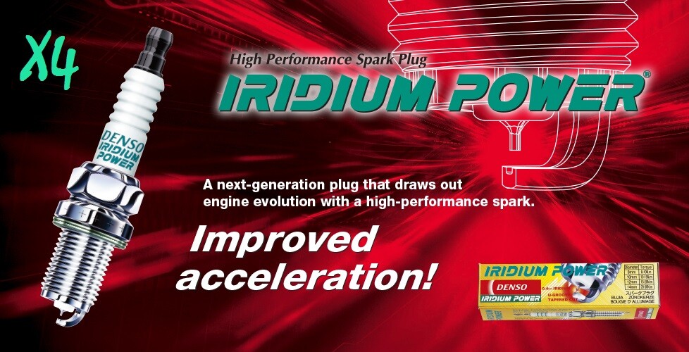 DENSO IRIDIUM POWER spark plugs for the YAMAHA YZF600 R THUNDERCAT