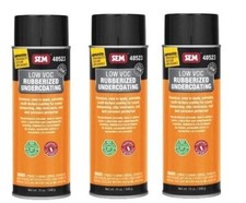 Sem 40523 Low Voc Rubberized Undercoating Textured Spray Coat 19 Oz 3 Cans