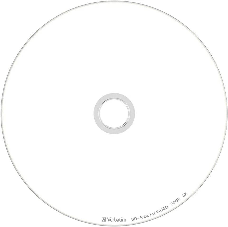 Verbatim Blank Blu-ray BD-R DL VBR260RP100SV1 50GB 1-6x 100 discs New - Image 3 of 3