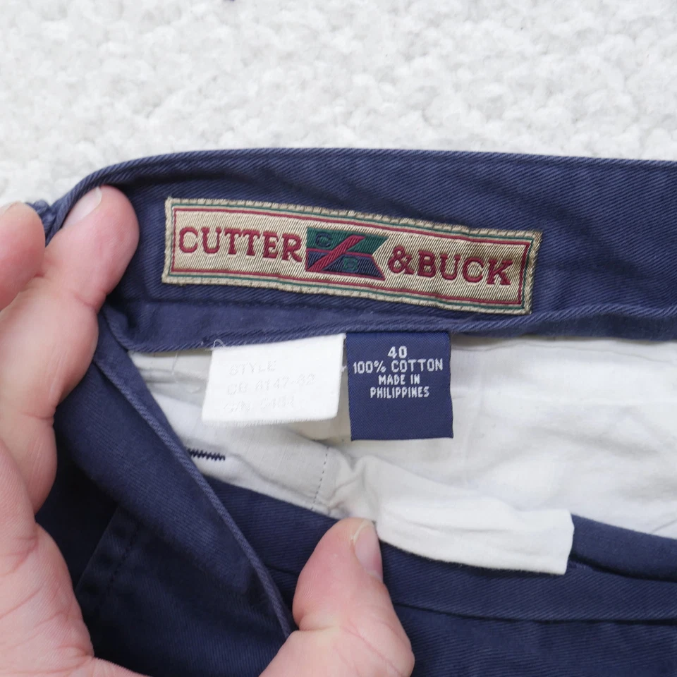 Cutter & Buck Shorts Mens 38 Pleated Golf Chino Casual Outdoor Comfort Classic - Image 3 of 4