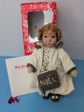 10" Kathe Kruse "NOEL" all Original Redhead Girl Doll W/ Coat COA MIB SA