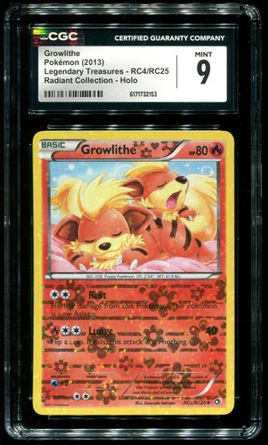 Growlithe graded CGC 9 for sale on eBay