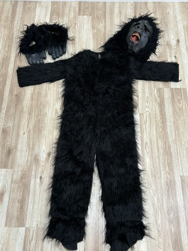VTG Ruby’s Gorilla Ape Hairy Scary Halloween Real Like Costume Boy’s Small READ - Picture 10 of 20