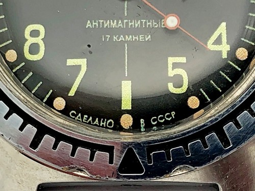 WOSTOK 2409 Komandirskie Sniper Vintage Armbanduhr Amphibia Vostok UdSSR Uhr - Bild 10 von 12