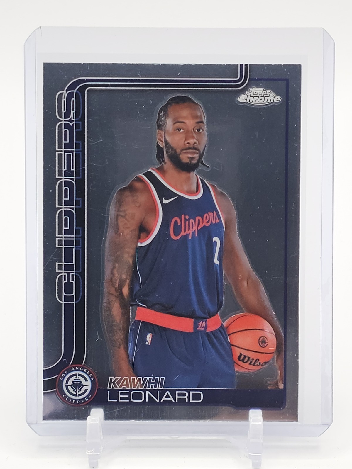 KAWHI LEONARD 2025-26 TOPPS CHROME IMAGE VARIATION SSP #44 CLIPPERS Q0902