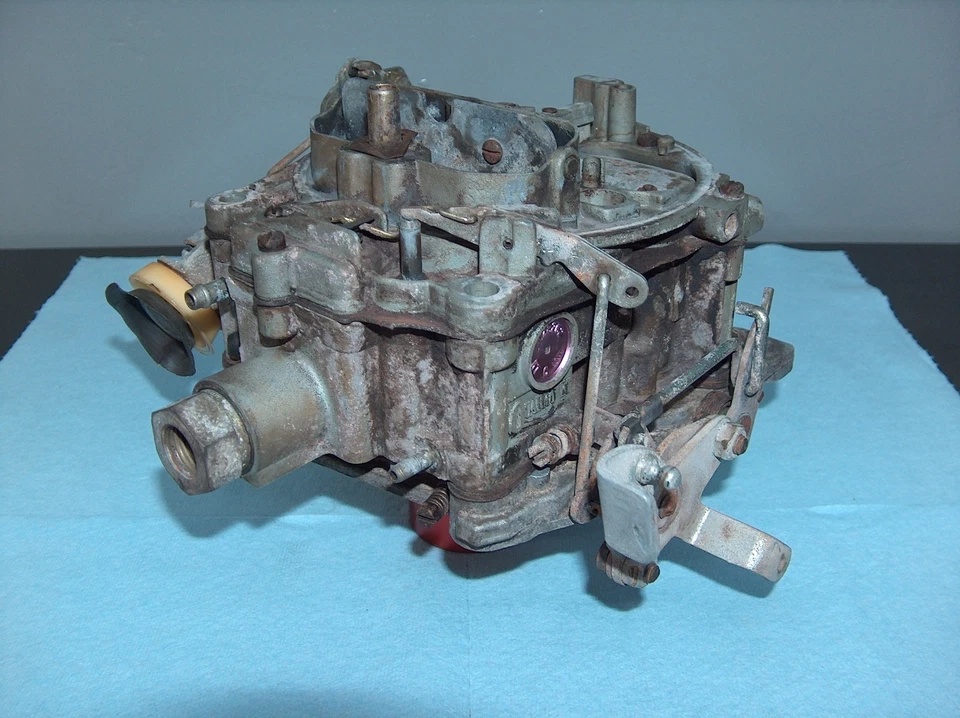 Pontiac GTO Firebird Quadrajet 1968 carburador de 4 barriles 7028262 carburador M7 400 428 Foto 2 de 4