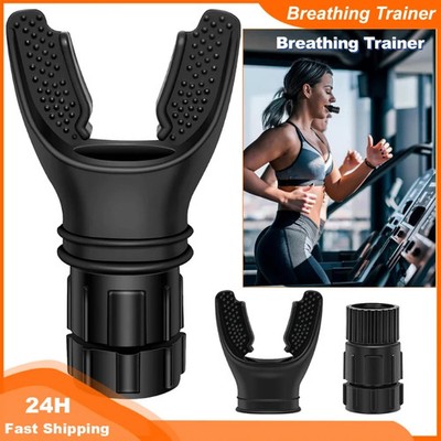Breathing Trainer Lung Flexer Durable Fitness Exerciser Increases Lung Capacity 