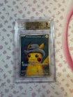 Pikachu with Grey Felt Hat 85  Scarlet & Violet Promo Cards Regular BGS 9