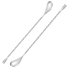 12-Inch Long Handle Coffee Spoons Iced Teaspoons Ice Cream Spoon Stainless Steel