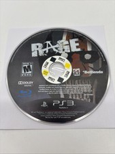 PS3 Rage Anarchy Edition Video Game PlayStation 3 First Person Shooter Disc Only