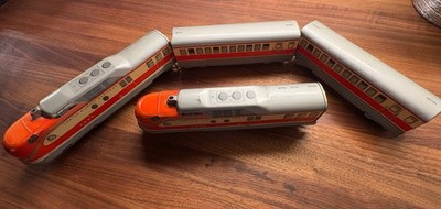 フライシュマン　TRANS EUROP EXPRESS Nゲージ Vintage Trans Europ Express TEE Train Set 4 Metal Cars Made in