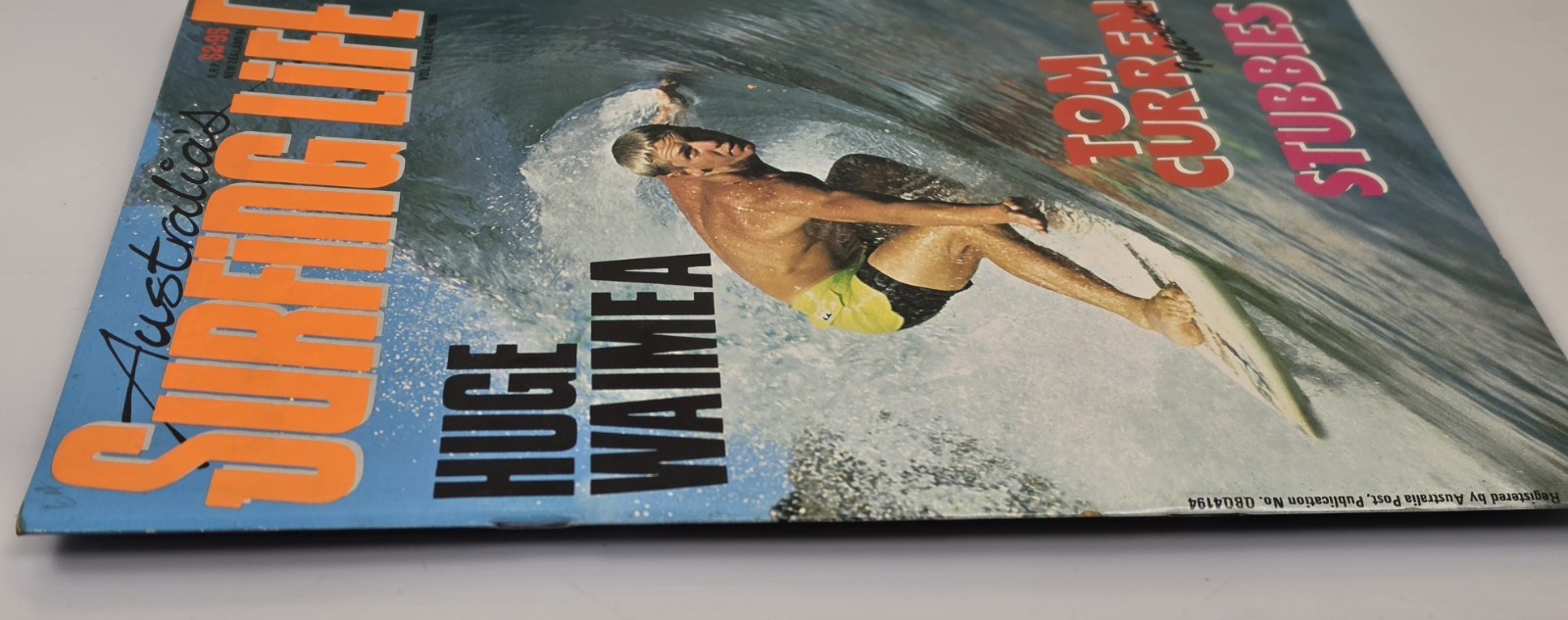 1986 Australia’s Surfing Life April Vol 1 No 5 Tom Curren Waimea Surfing image 4