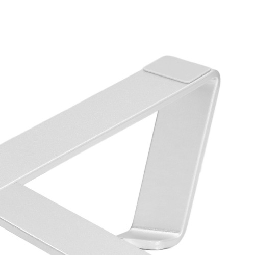 Laptop Stand Aluminum Alloy Silver Foldable Design Regulable Height Heat D IDM - Afbeelding 11 van 12