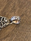 Unique Vintage 925 Sterling Pendant with Unknown Stones (Glass?) 18 grams — photo 4
