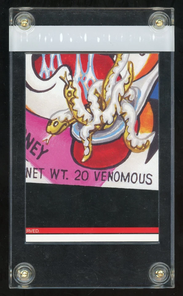 2004 Topps Wacky Packages All-New Series 1 ANS1 Dead Bull #46 Signed Jay Lynch - Image 2 of 2