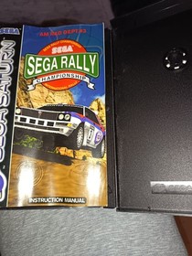 Sega Rally Championship Sega Saturn Box and Manual Only