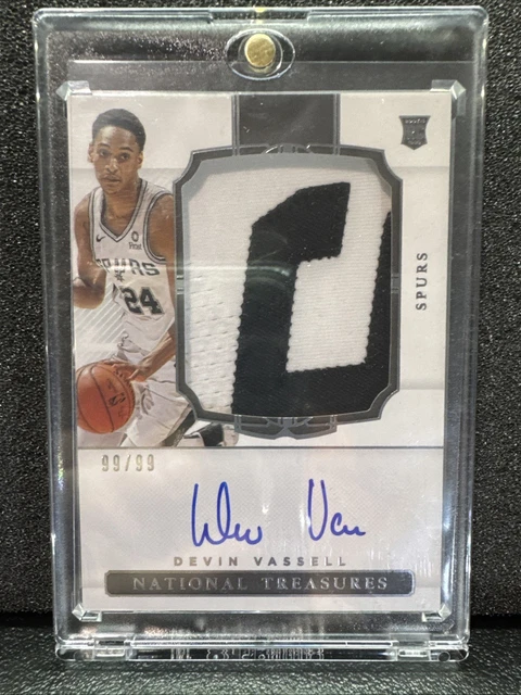 Devin Vassell 2020-21 National Treasures RPA Rookie Patch Auto RC # 99/99 Spurs