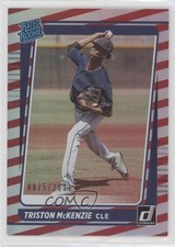 2021 Panini Donruss Rated Rookies Red 875/2021 Triston McKenzie #50 0q1p