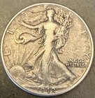 1942 Walking Liberty Half Dollar. G to VG Condition