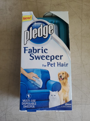 New Sealed Pledge Fabric Sweeper for Pet Hair Multi-Use Disposable Sweeper