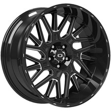 Vision 404 Brawl 20x10 5x5 -25mm Blackmilled Wheel Rim 20 Inch