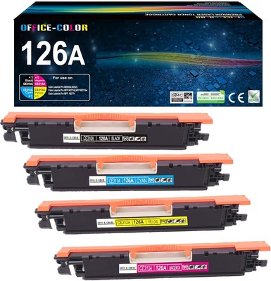 CE310A 311A 312A 313A ColorSet Toner Fit For HP 126A LaserJet CP1025nw MFP M175a