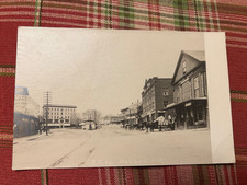 Vintage. photo postcard Railroad Square Nashua NH New Hampshire