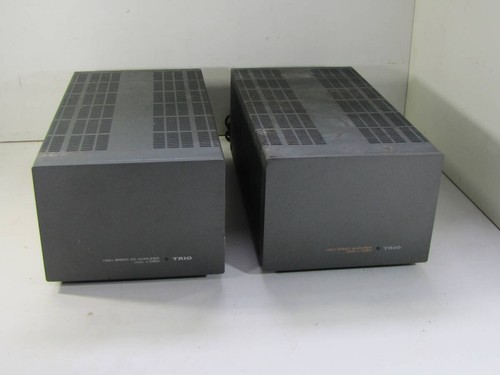 Trio Kenwood L-05M DC Mono Power Amplifier Vintage Tested Working (Pair) Japan