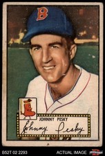 1952 Topps #15 Johnny Pesky Red Sox 1.5 - FAIR