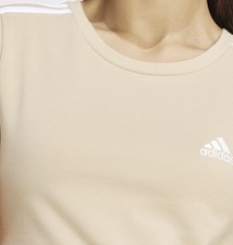 WOMENS ADIDAS ESSENTIALS 3-STRIPES BABY CROPPED TEE