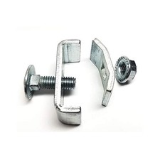 Universal Fit Zinc Coupler for Sturdy Cable Tray Connections and Heavy Loads