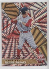 2019 Panini Elite Extra Edition Aspirations Red /150 Shane Sasaki #98 jg3