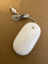 Apple A1152 Optical Mouse Wired USB White Tested  Working