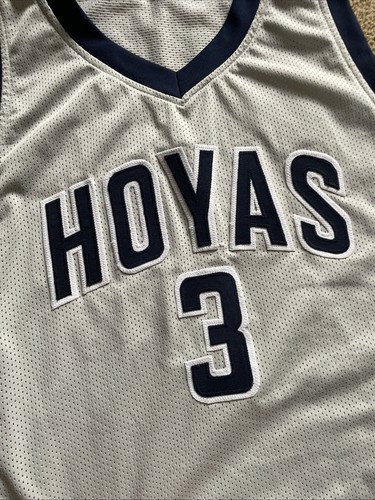 Allen Iverson 1995 Georgetown Hoyas Trikot Herren Größe M grau - Bild 7 von 14