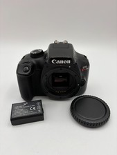 Canon EOS Rebel T100 18.0MP Digital SLR Camera Body Only Black Tested READ