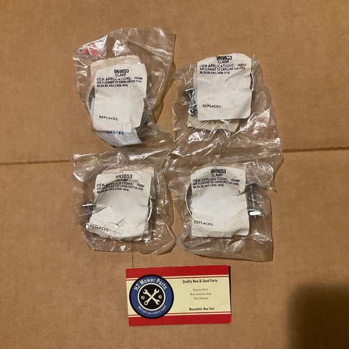 Juego de 4 abrazaderas de tubo de filtro de aire a carburador 9N9653 para tractores Ford 8N 2N 9N - Imagen 2 de 2