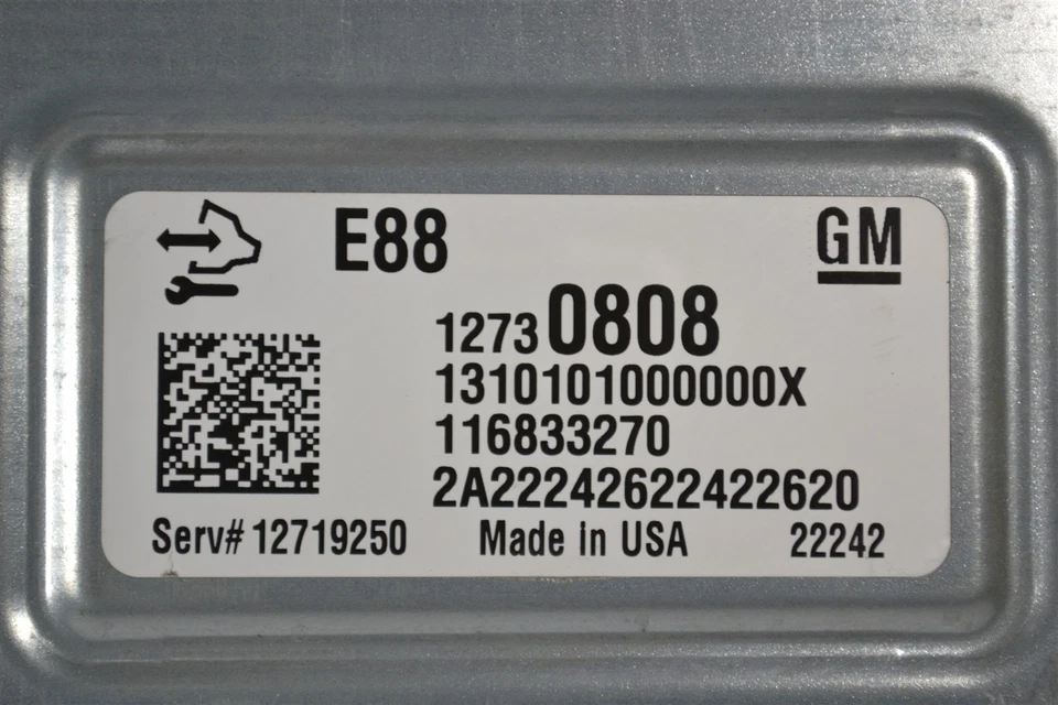 12719250 Chevrolet Malibu 2018-23 unidad de control del motor módulo ECU OEM 3L8 251 B3 Foto 3 de 4